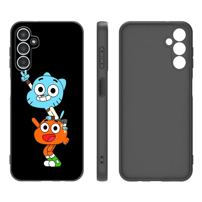 Gumball And Darwin Case For Samsung A13 A22 A24 A32 4G A14 A23 A25 A34 A52S A53 A54 A73 5G A11 A12 A31 A33 A50 A51 A70 A71 A72