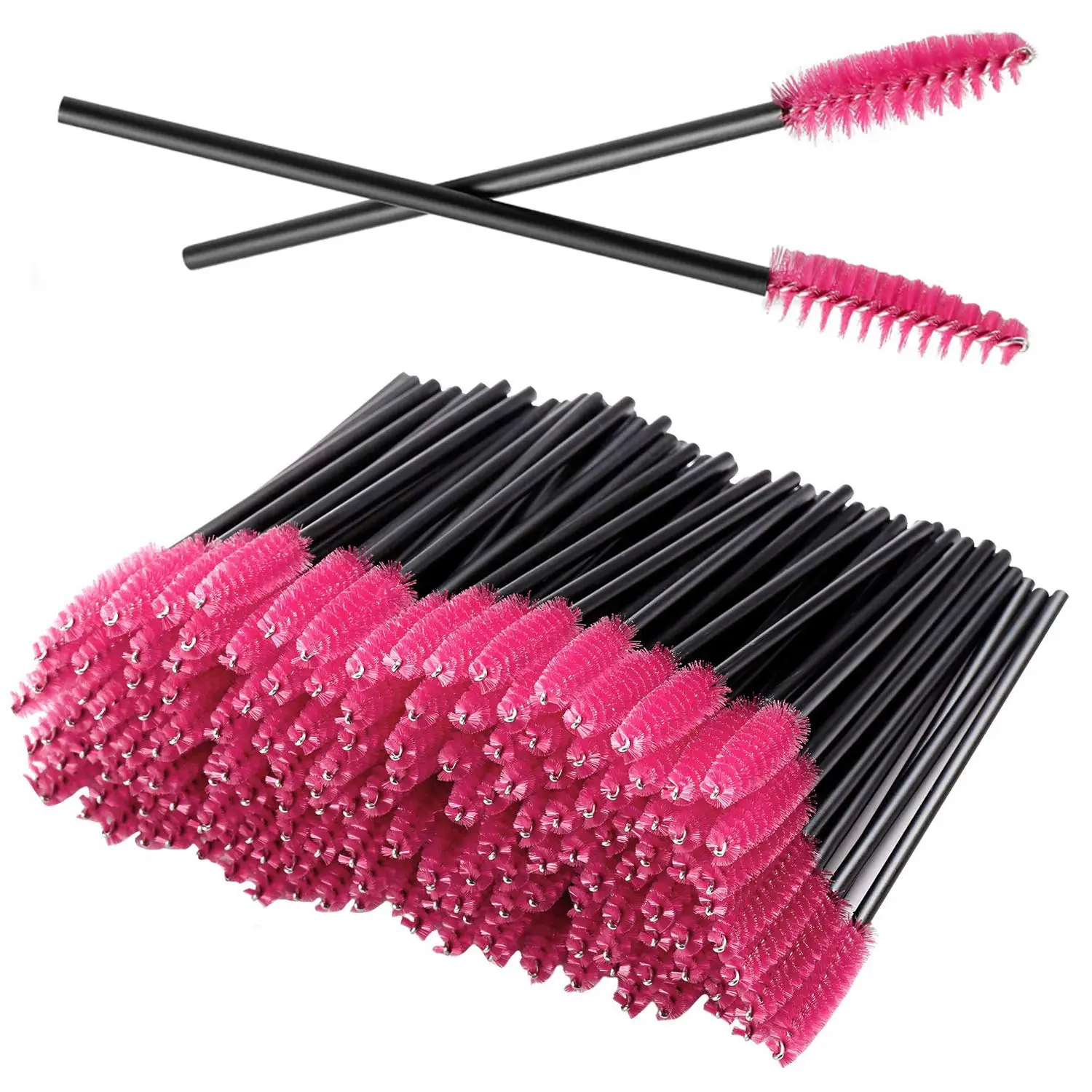 Brosses à cils, outils d'extension de faux cils, brosse à sourcils, baguettes de Mascara, applicateur, bobines, outil cosmétique, 100 pièces ﻿