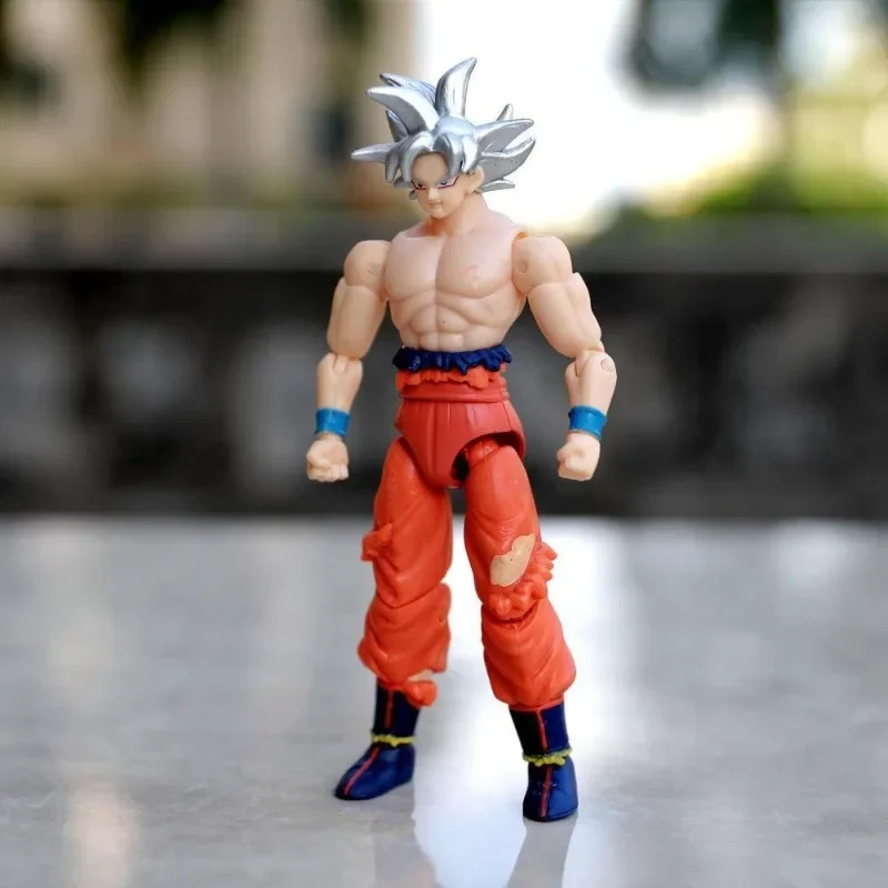 Figura de Dragon Ball Z de Anime Vegeta Goku, figura de acción de Super Saiyan, muñeca transformable móvil, modelo de colección, juguete para regalo
