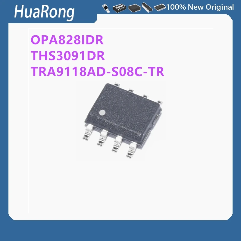 10Pcs/Lot OPA828IDR OPA828 828 THS3091DR THS3091DDAR THS3091 3091 TRA9118AD-S08C-TR TRA9118A SOP8