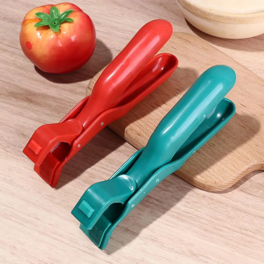 

Kitchen Gadgets Silicone Hot Bowl Gripper Anti Scald Heat Resistant Dish Clip Non-slip Plate Clamp Steamer