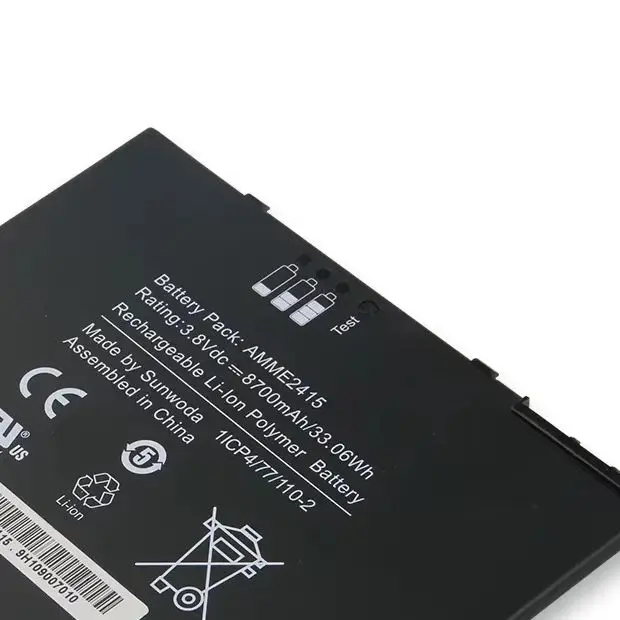 Rechargeable Lithium Battery For Zebra ET50 ET55 1ICP4/77/110-2 AMME2415 Long-Lasting Battery