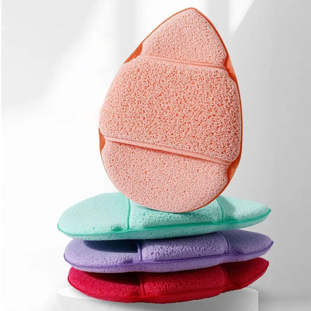 Éponge de nettoyage exfoliante naturelle pour le visage, Mini bouffante de nettoyage pour le visage, démaquillant, mousse, cosmétique, outil de nettoyage du visage