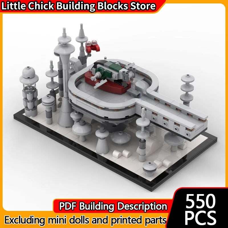 

Star Movies Model MOC Building Bricks Heavy Space Cargo Ship Modular Technology Children Holiday Gifts Assemble Toys Suit