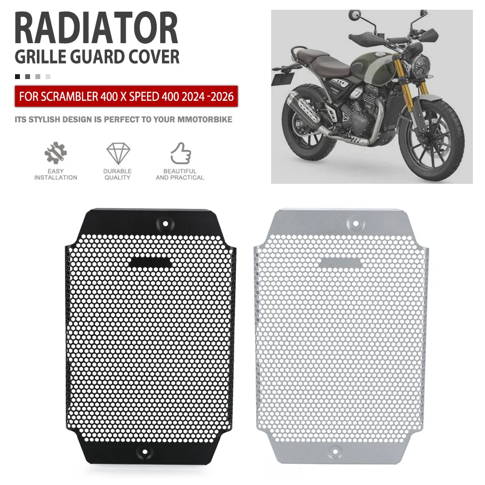 

Radiator Guard For Scrambler 400 X Speed 400 Speed400 2024 2025 2026 Motorcycle Radiator Grille Cover Protector Accessories Part