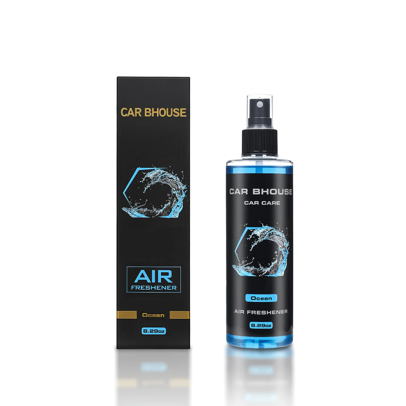 bloem fruit geur auto geur spray, 8.29oz/245ml grote capaciteit, langdurige geur, geschikt voor auto, thuis, hotel, cadeau