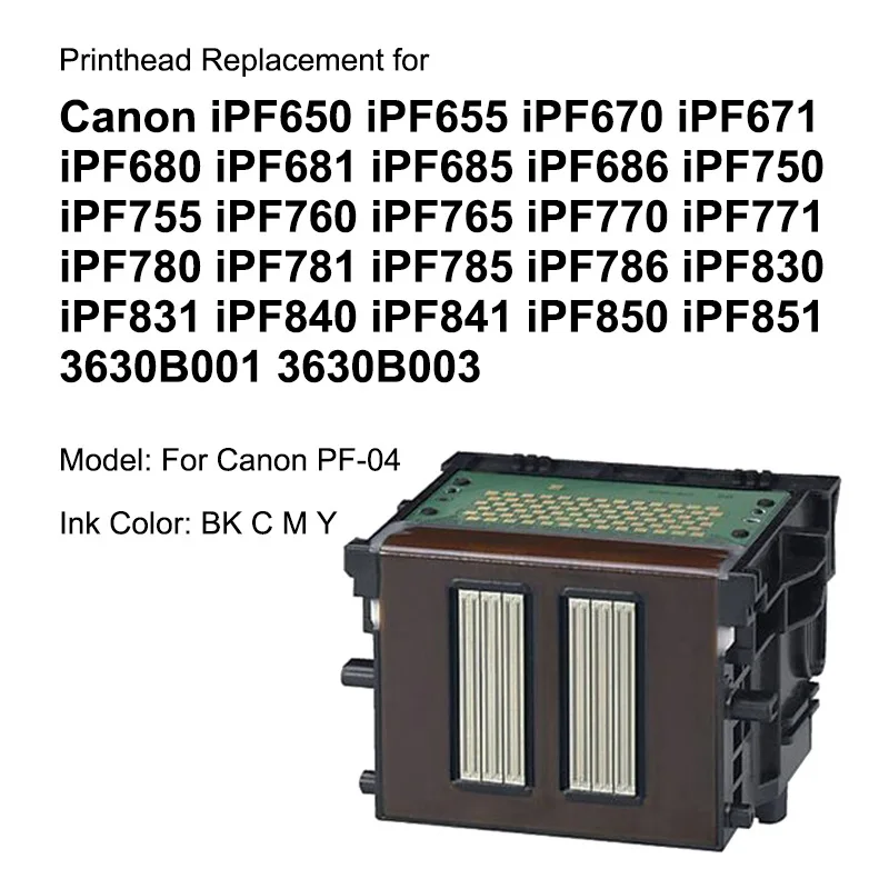 PF-04 New Genuine Print Head for Canon IPF 650 655 670 671 680 681 685 686 750 755 760 765 770 771 780 781 785 786 830 831 840