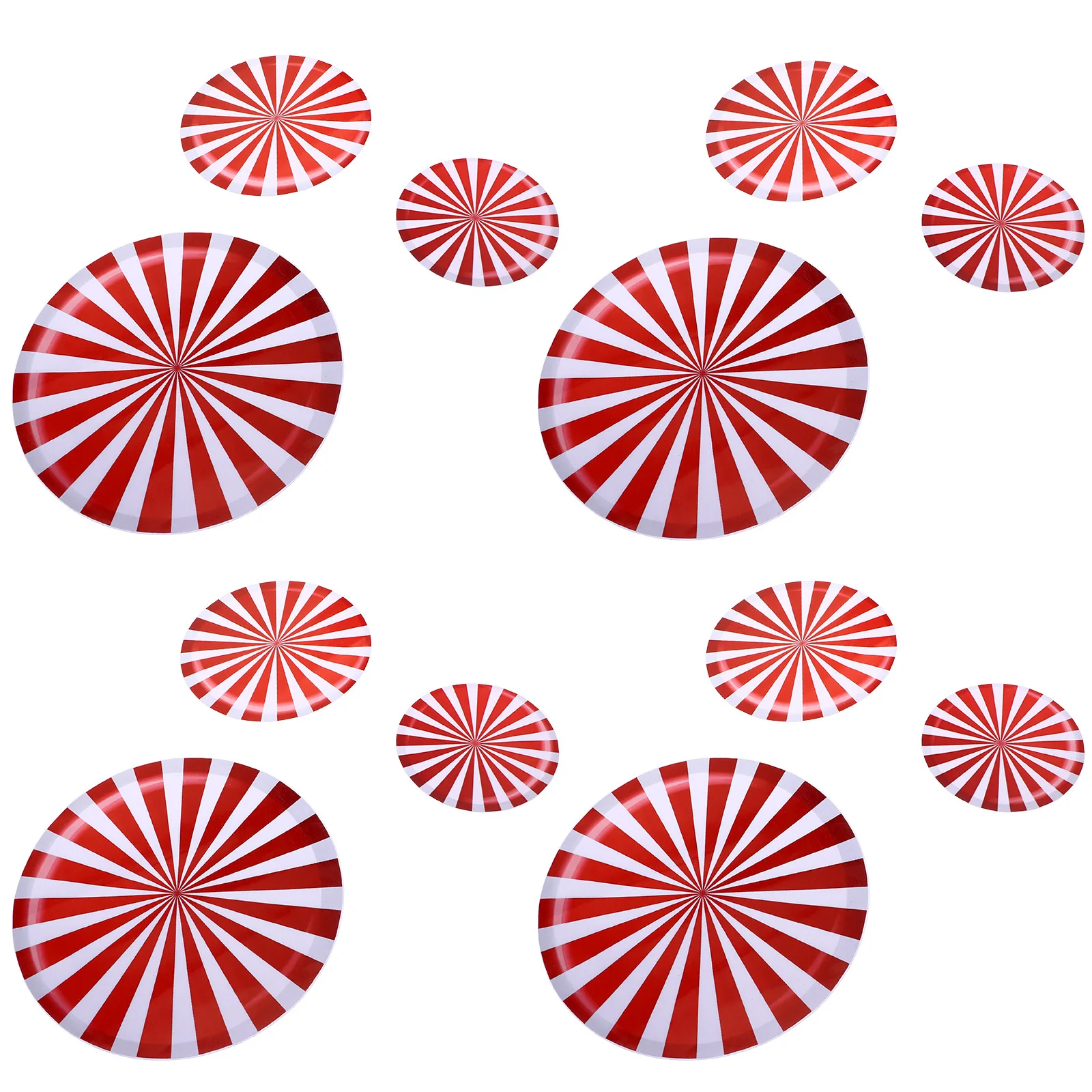 

12Pcs Christmas Creative Candy Stickers DIY Wall Decals Removable PVC Home Decoration Christmas Floor Decal Wall Sticker