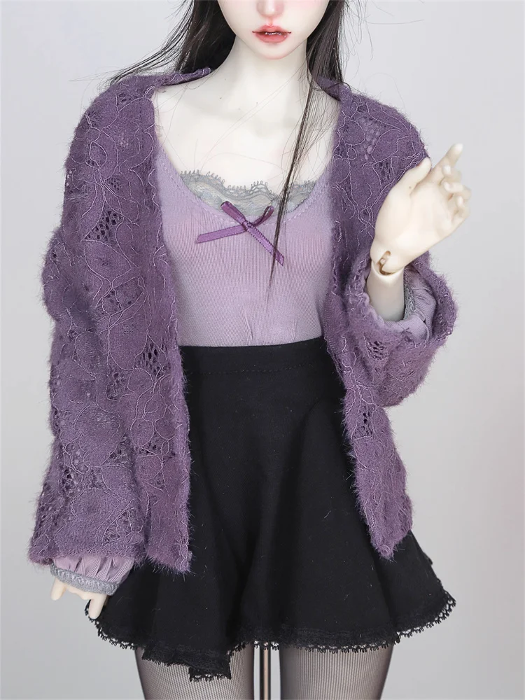

BJD Doll Clothes For 1/3 1/4 Dolls Skirt cardigan Top Socks Outfit Dolls Clothing Accessories(No Dolls)