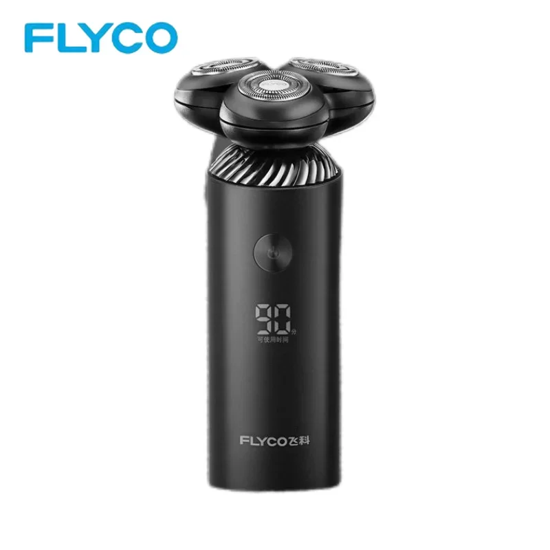 Flyco FS966 Electric Shaver for Men High Power Fast Charging Smart LED Screen Fast Charging New Portable Razor Floating Veneer