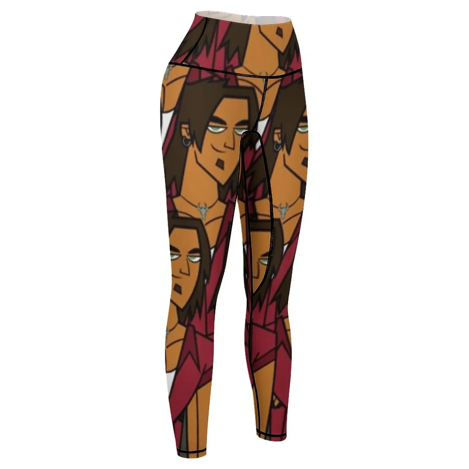 Total Drama: Alejandro Leggings sporty woman push up flared gym clothing Womens Leggings