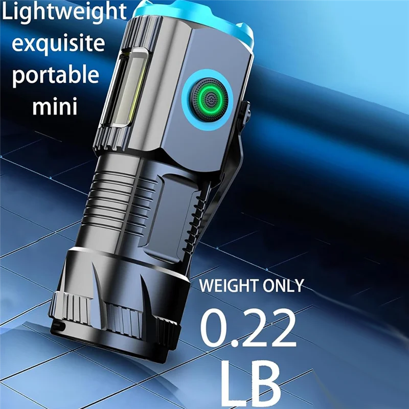 A69e уличный фонарик для кемпинга, перезаряжаемый 1000 люмен, светодиодный фонарик, многофункциональный аварийный стробоскоп, 3 лампы с бусинами