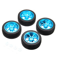 4PCS Alloy Rims Tires RC Car Wheels 1/18 WLtoys A959-B A979-B A959 A969 A979 K929 Vehicles Model Parts