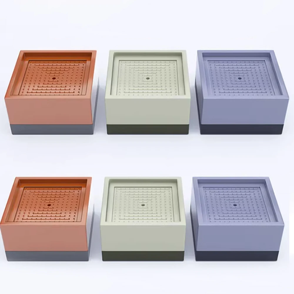 4Pcs PE Plastic Furniture Foot Cushion Sofa Table Leg Bed Foot Height Pad Shock-Absorbing Moisture-Proof&wear-Resistant Pad
