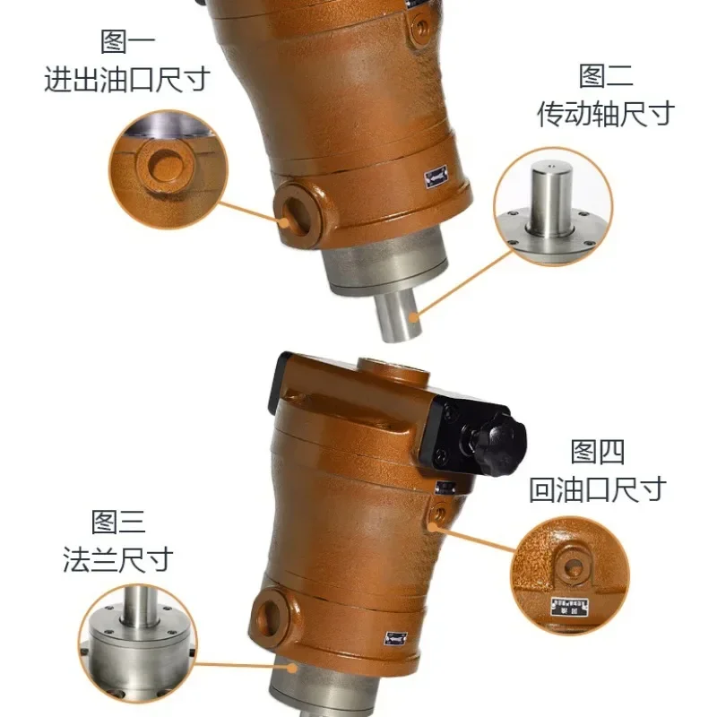 Qidong Shenli مضخة زيت الضغط العالي 10/16/25/40/63/80 scy14-1B مضخة المكبس المحوري دليل كهربائي #2