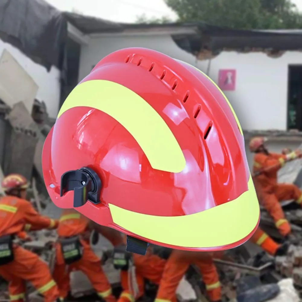 Emergency Rescue Helmet Firefighter Safety Helmets Workplace Fire Protection Hard Hat Protective Anti-impact Heat-resistant