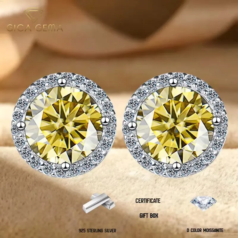 Thumbnail 2 - #61 Latest Moissanite Stud Earrings Offers