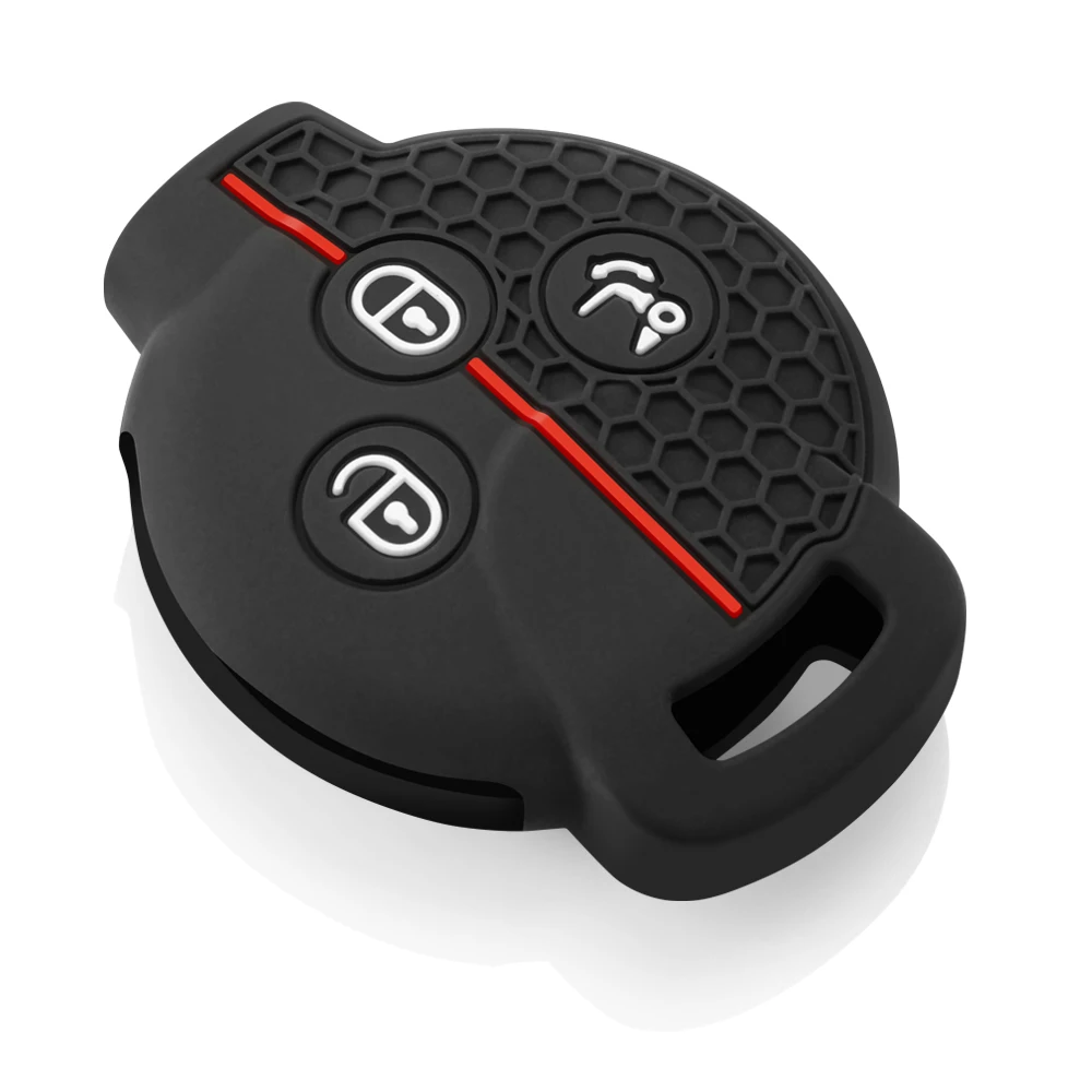 Funda de silicona para llave de coche, cubierta remota para Benz Smart 451 Smart 450 Chiave Roadster Crossblade Fortwo Roadster K Forfour, accesorios
