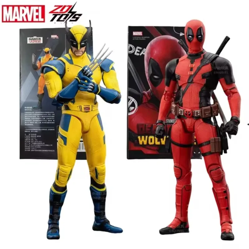 ZD Marvel superhéroe Deadpool y Wolverine figura de acción juguete caliente película Deadpool 3 figuras modelo móvil muñeca niño regalo de Navidad