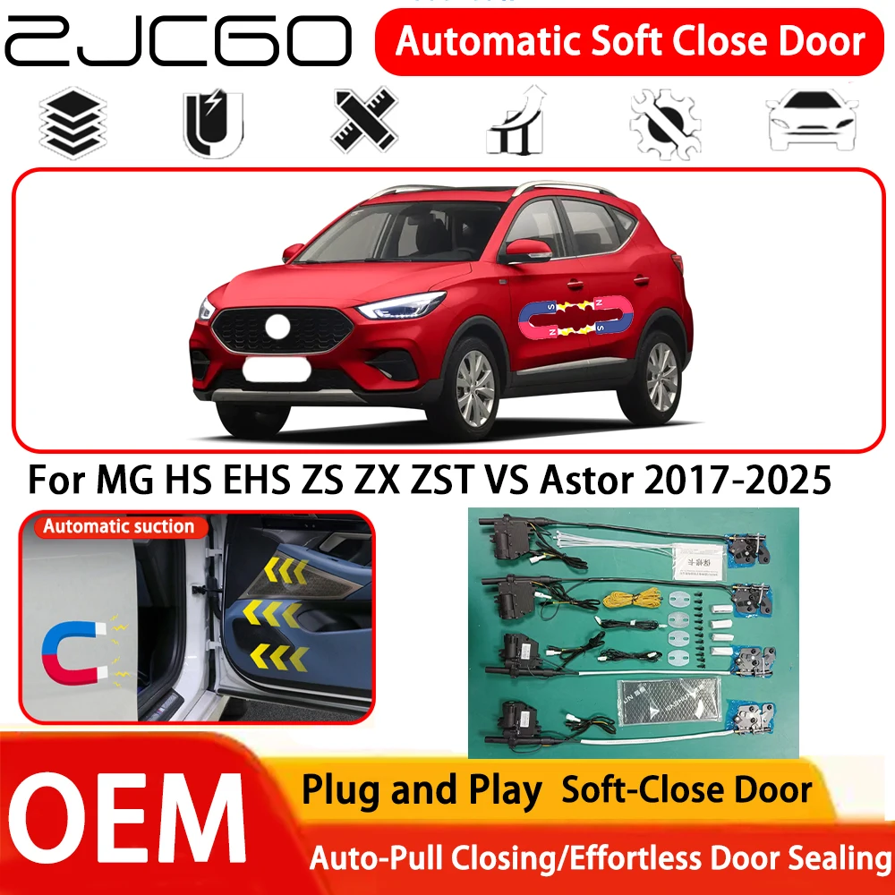 

﻿for MG HS EHS ZS ZX ZST VS Astor 2017-2025 Car OEM Plug and Play Automatic Electric Soft Close Door Comfort Closing System