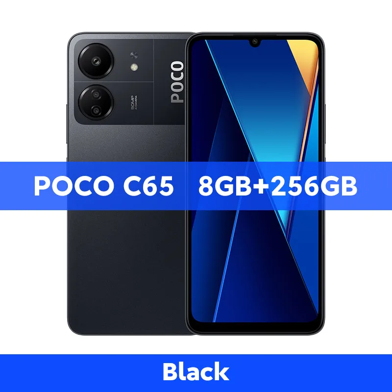 World Premiere】Global Version POCO C65 128GB/256GB NFC 50MP Main