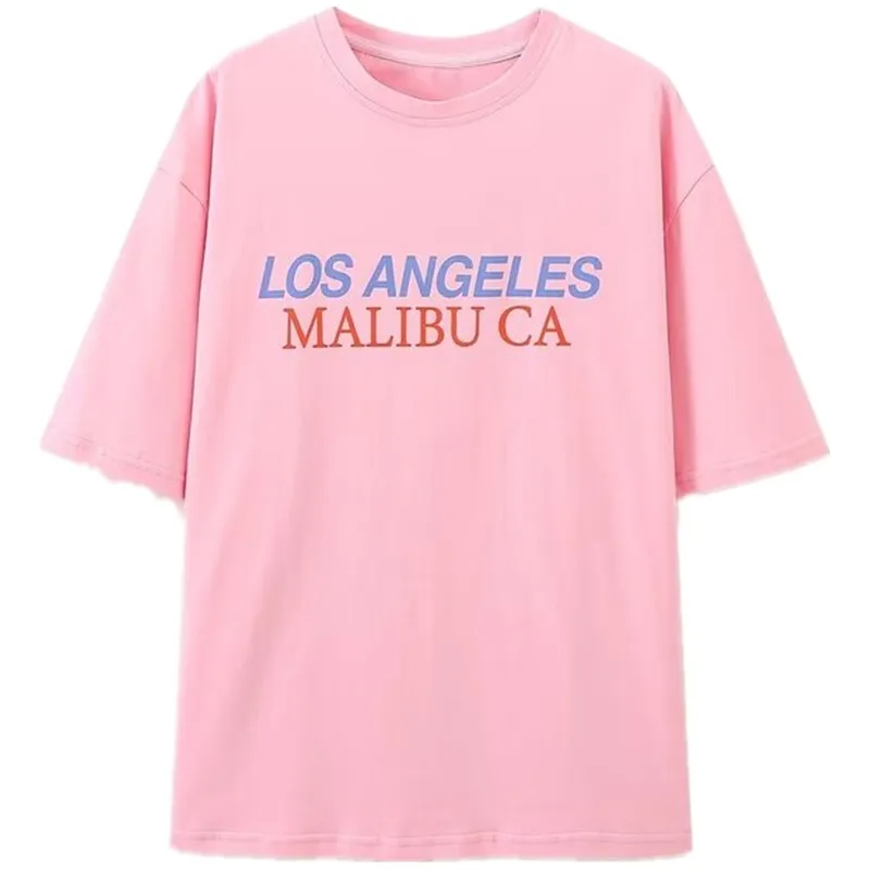 カジュアルラウンドネック半袖 Tシャツ女性のルーズ通勤スタイル秋の新着多用途快適なファッショントップ