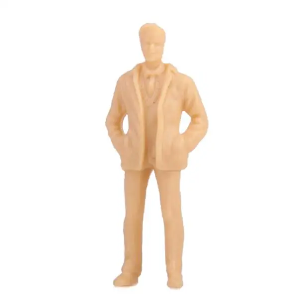 100 قطعة من تماثيل أشخاص الشارع غير مطلية نموذج القطار 1:50 O تخطيط المقياس