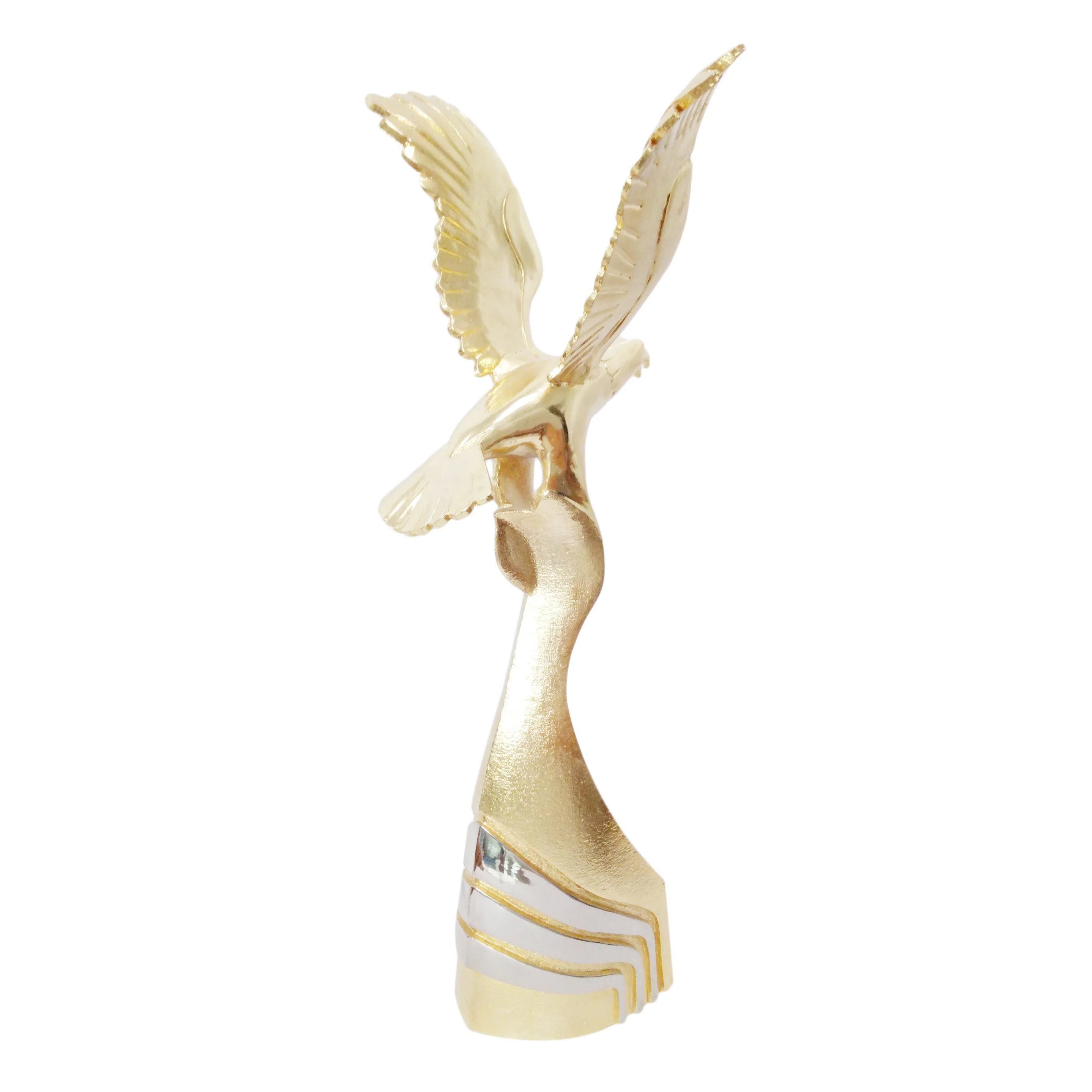 50cm Manufacturer Custom Gold Metal Eagle Statue Sculpture Resin Trophies Award Souvenir Gift for Sport Business Events Cups