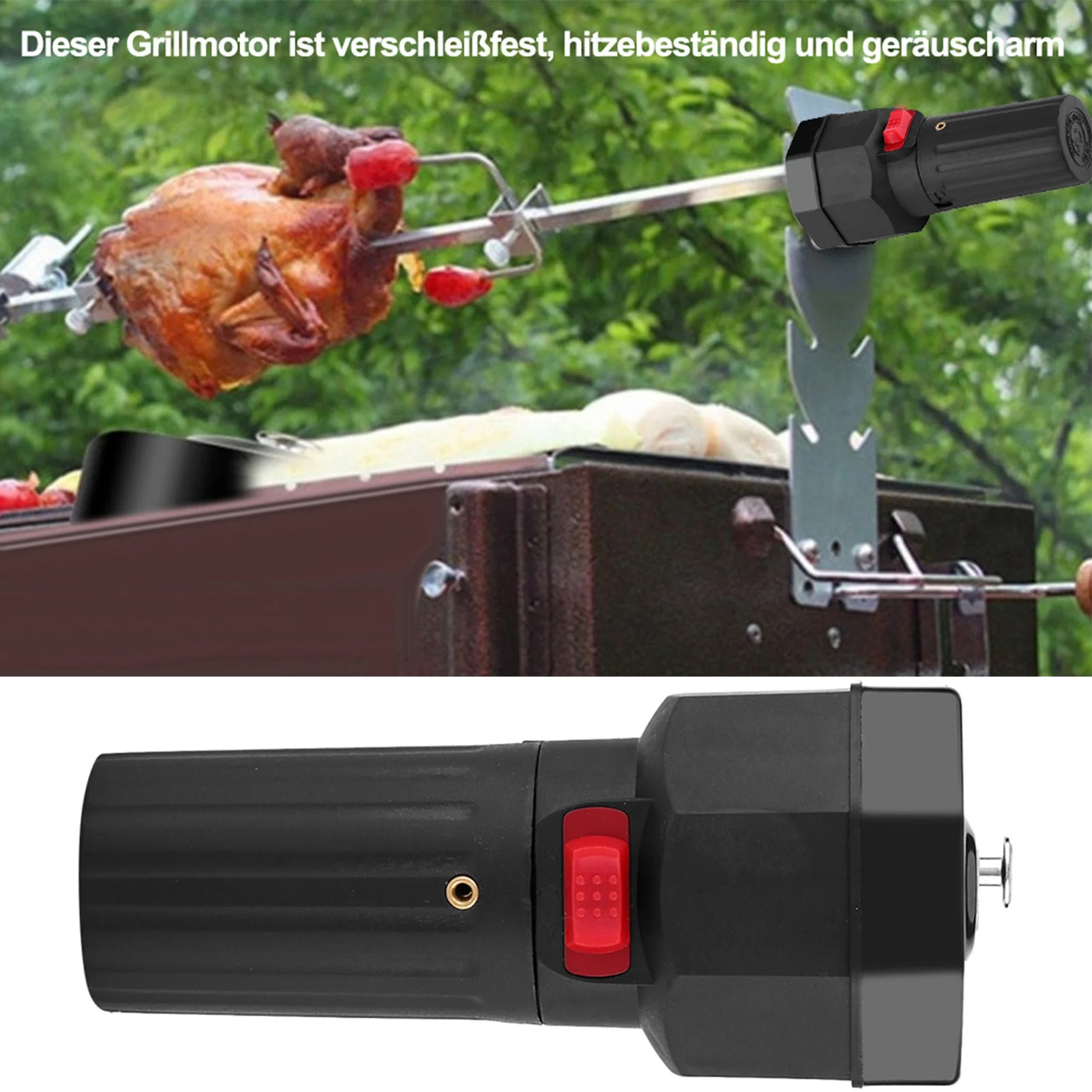 Barbecue Grill Rotisserie Motor Barbecue Rotisserie Motor 1.5V Electric BBQ Grill Roast Bracket Accessory 16KGF FD601A‑1