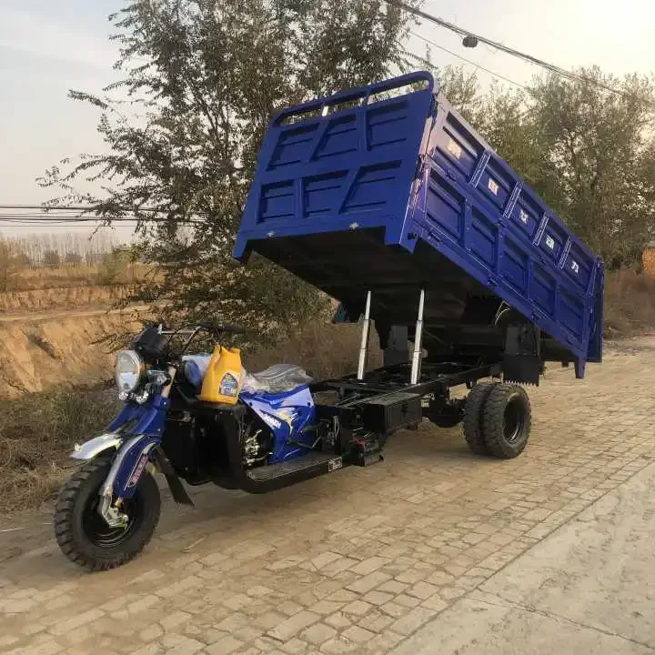Motor Tricycle Water Cooled Engine Five Wheels Puller Agricultural Freight Fuel Tricycle Cargo Motorcycle