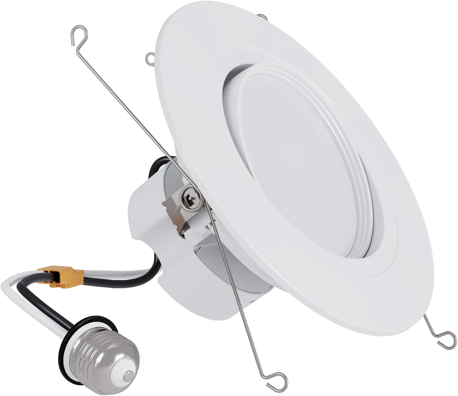 

RA 6' LED Recessed Downlight with Adjustable Gimbal, Dim-to-Warm, Selectable Color Temp & Lumens - RA56LS9FSD2W1EWH