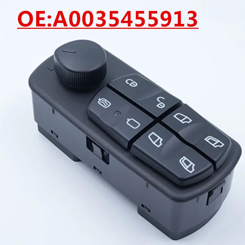 

Новый OE: A0035455913 Подходит для переключателя подъема стекла Mercedes Benz, электрический переключатель стекла, аксессуары для грузовиков