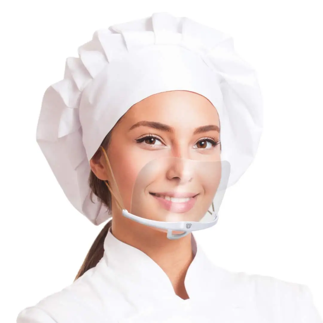 5/10/20Pcs Wiederverwendbare Transparente Anti-fog-Maske Schild Abdeckung Restaurant Schule Kunststoff Anti-speichel mund Schild Schönheit Tattoo – Detail 3
