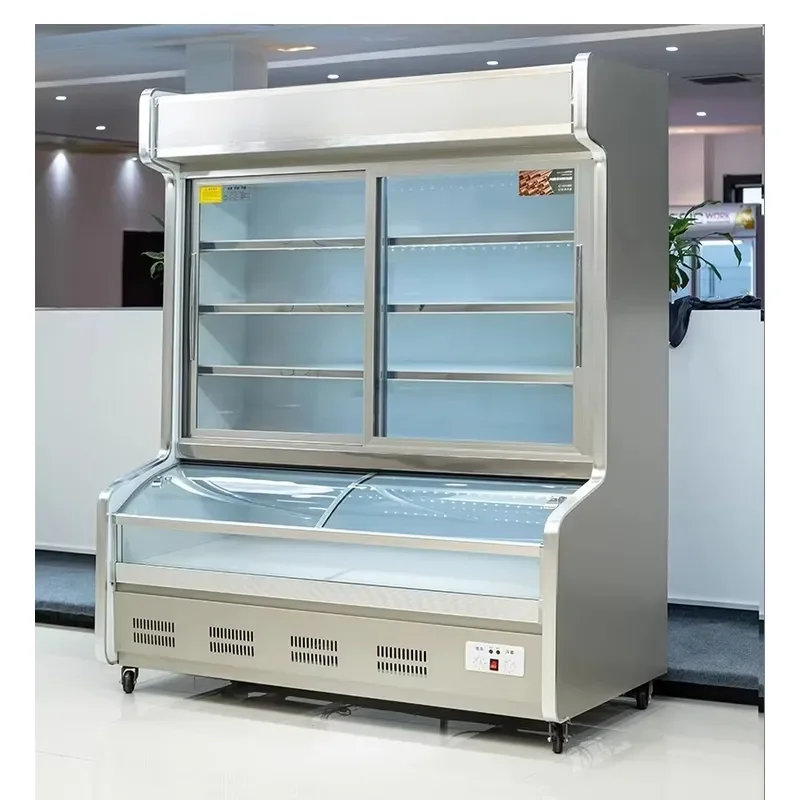 Factory Wholesale Double Temperature Refrigerated Fresh-keeping Display Cabinet