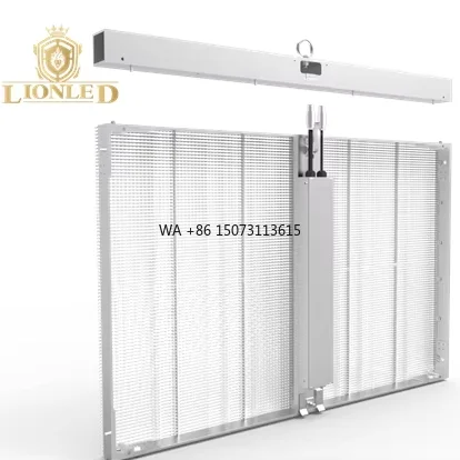 

Lionled billboard indoor easy installation low consumption display transparent LED screen