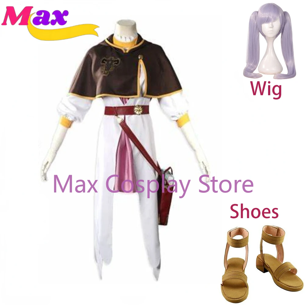 Max Anime Girls Cosplay Costumes Halloween Suit Noell Silva Cloak Cos Coat Dress Uniforms Wig Shoes Suits for Women