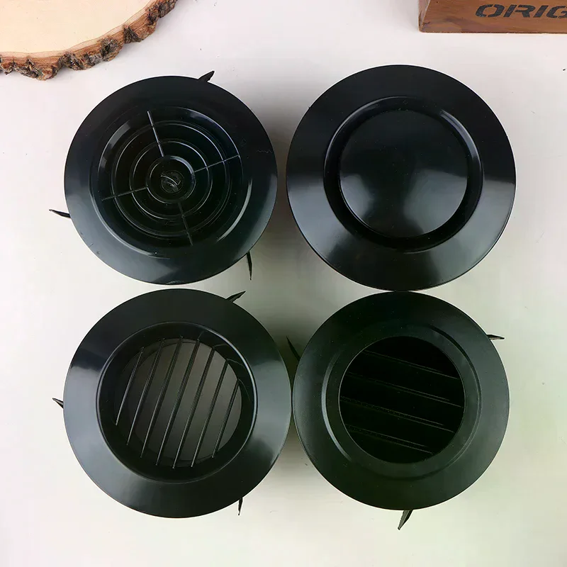 75/100/125mm Round Ducting Ventilation Cover Air Vent Extract Valve Grille Air Circulation Vents Cover