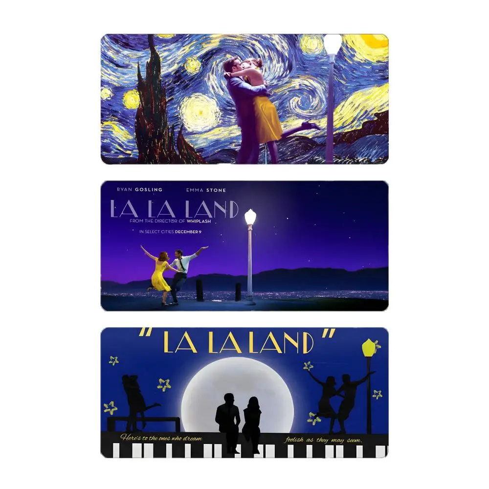 Romantic Classic Movie L-La La Land Mouse Pad Large Gaming Mousepad with Stitched Edges Thickened Desk Mat PC