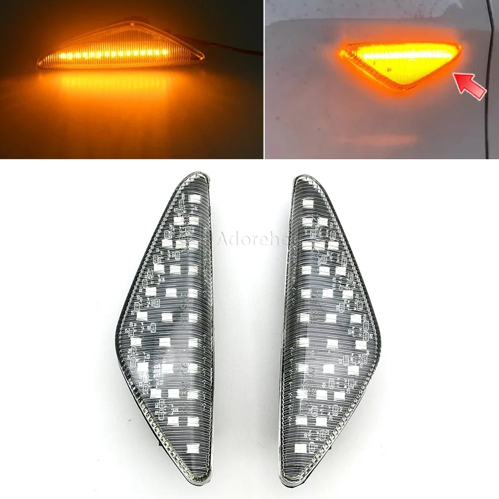 

Fit For BMW X5 2007-2013 2PCS Car LED Dynamic Side Marker Turn Signal Light