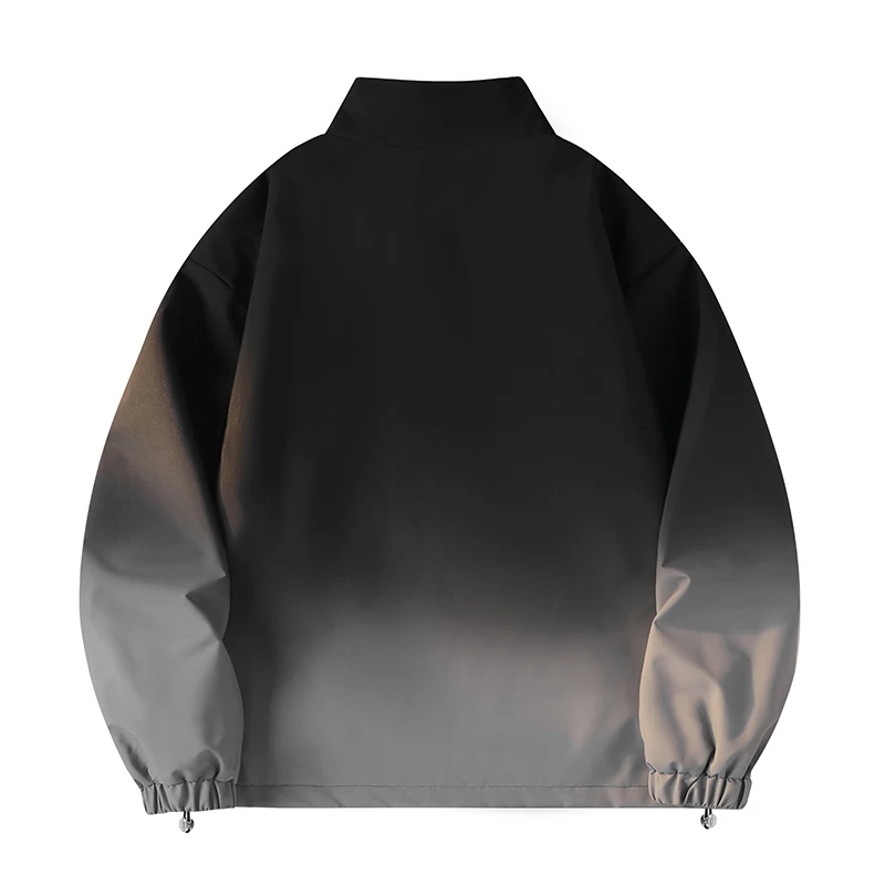 ملابس رجالية غير رسمية بياقة واقفة Jaet لربيع وخريف جديد Sle ماركة عصرية أوائل الربيع ملابس عمل ترفيهية ملونة علوية