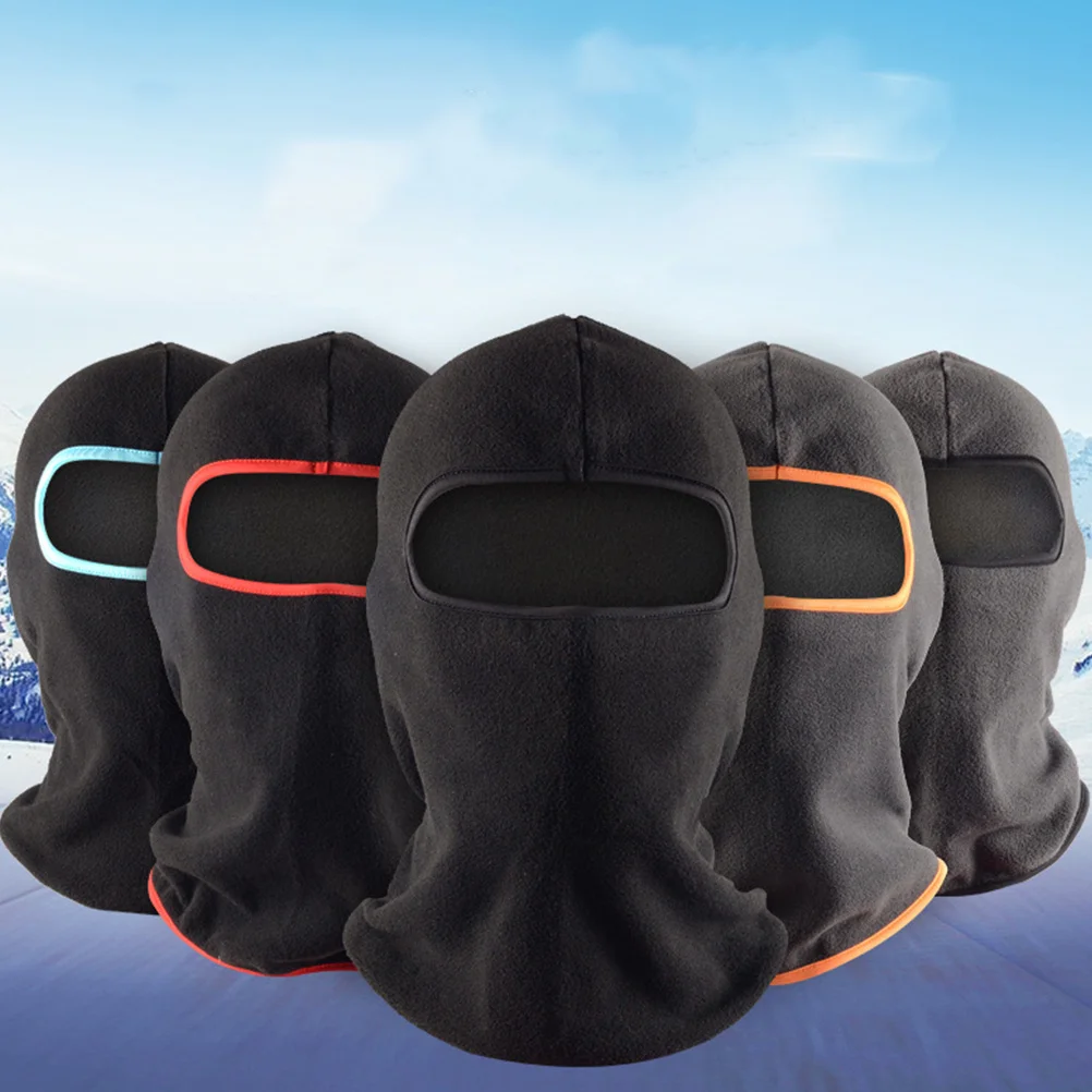 

3Pcs Outdoor Windproof Riding Headgear Cycling Face Cover Polyester Warm Protective Breathable Full Face Cover for Skiing