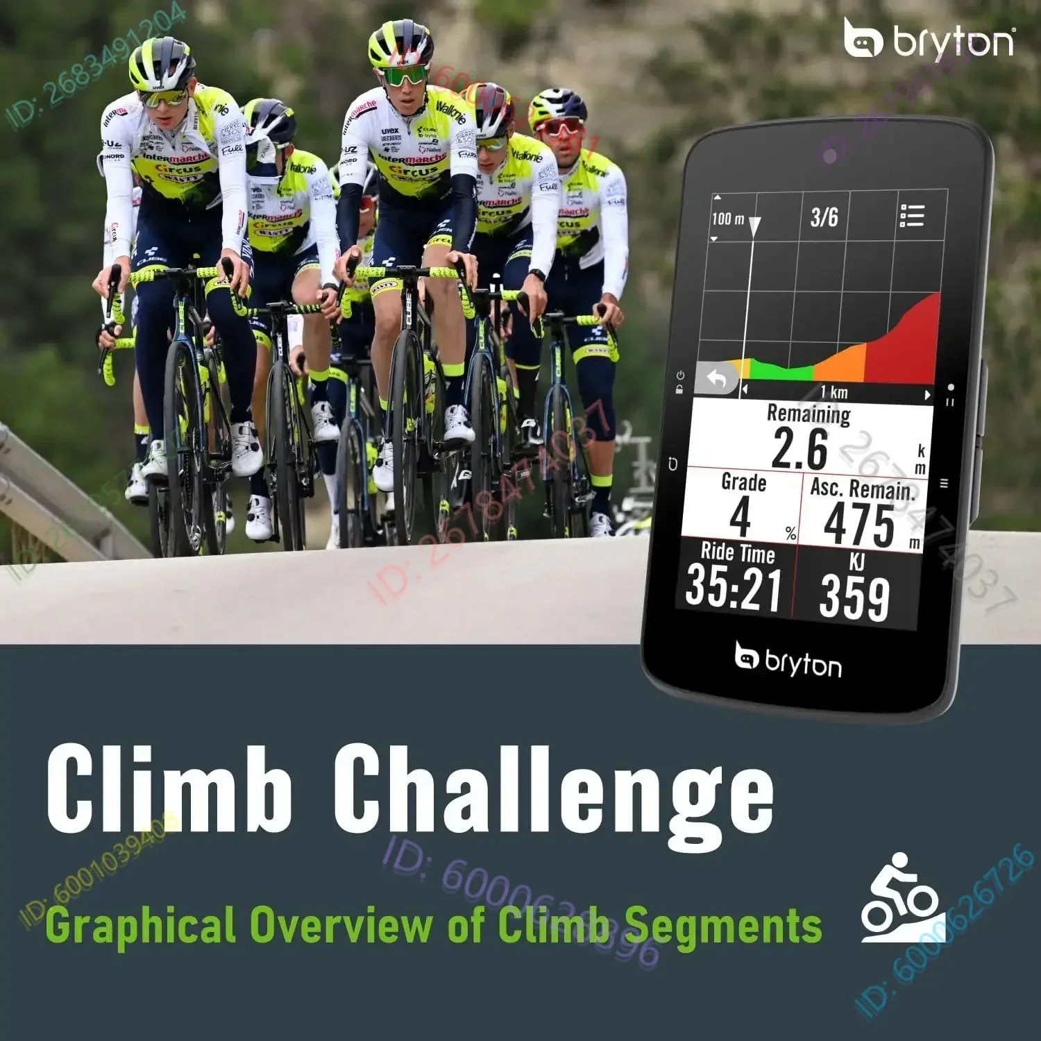 Bryton Rider S800 3.4" Color Touchscreen GPS Bike/Cycling Computer Offline USA