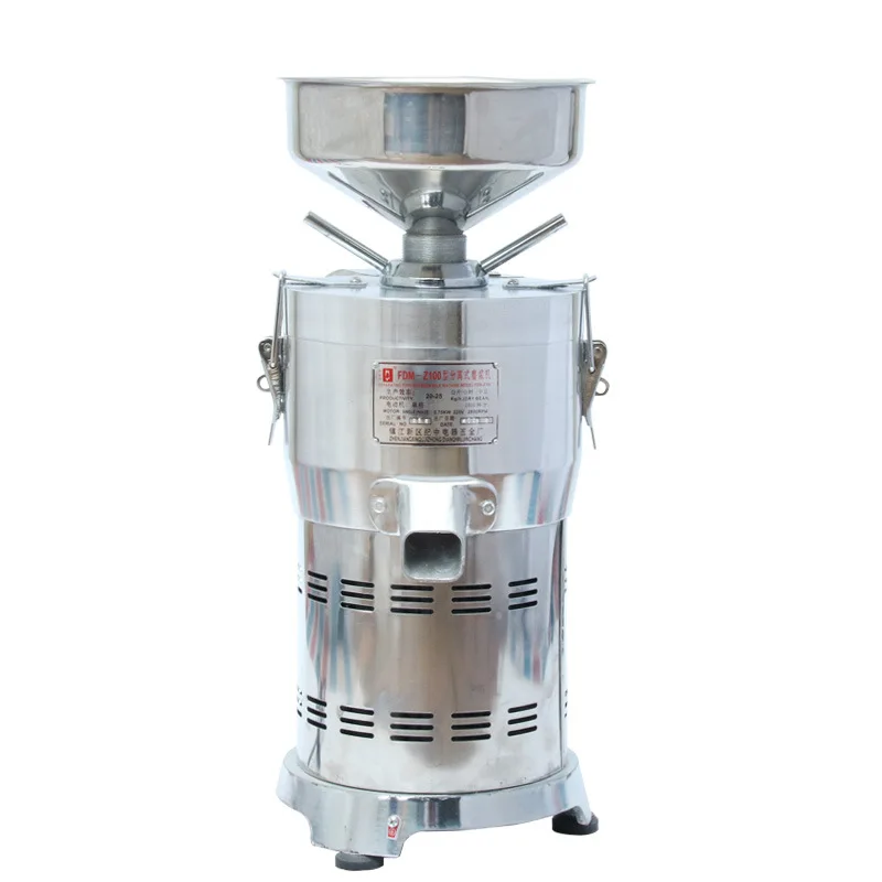 Commercial Electric Soymilk Soybean Milk Grinder Slag Slurry Separation Refiner