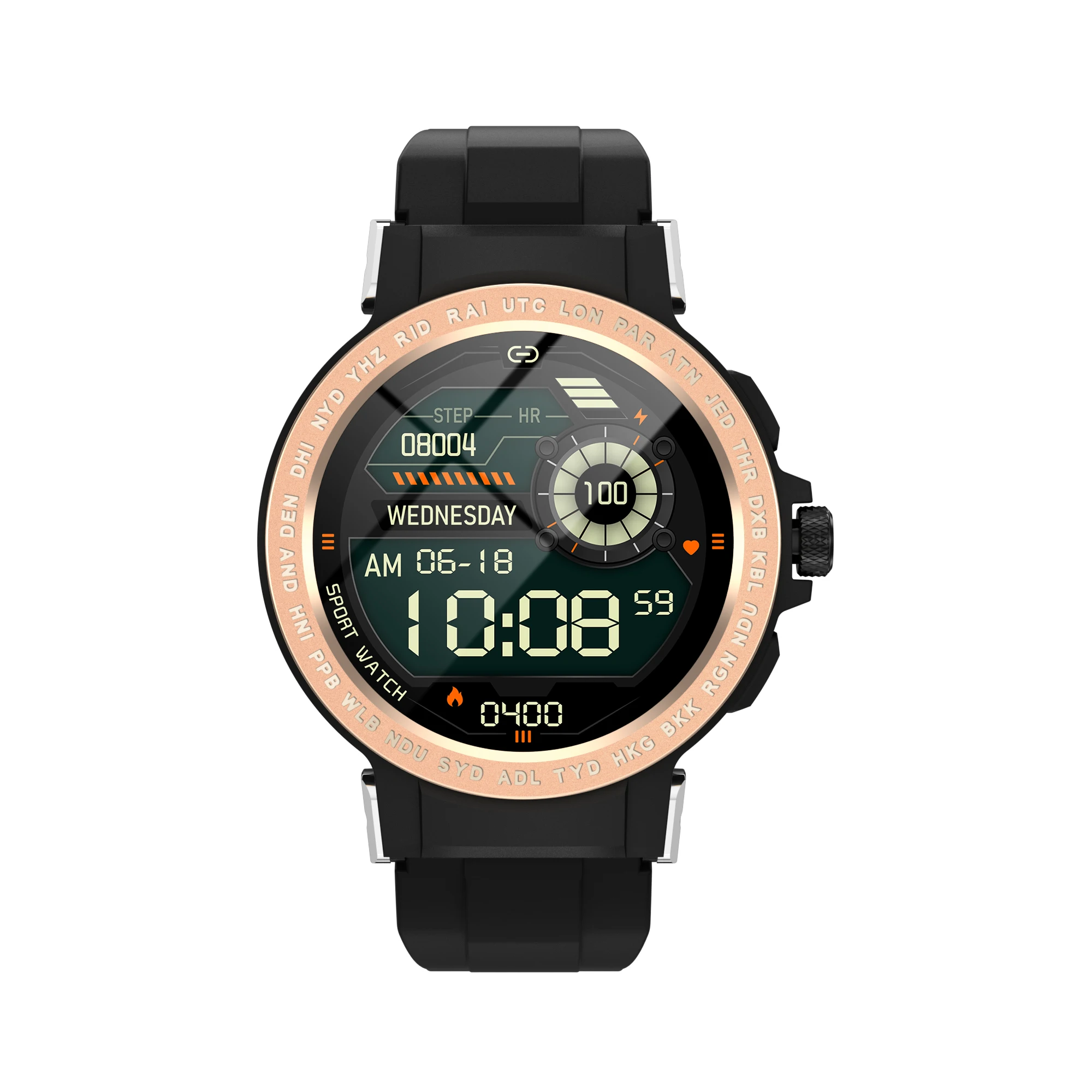 Arrival Full Round Screen Watch IP68 Waterproof Smart Sport Watches For Men Digital Watch Men E19