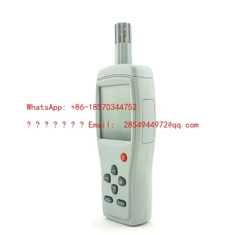 L   AS837 Temperature Hygrometer Digital Temperature Hygrometer Indoor Industrial Measuring Instrument Thermometer