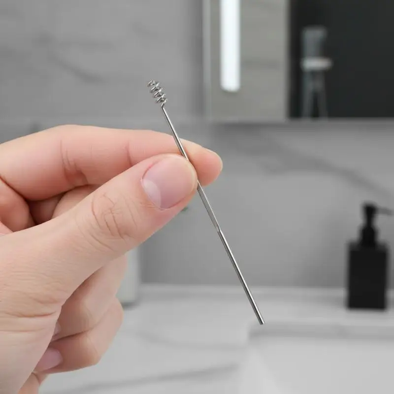 6Pcs/Set Stainless Steel Ear Cleaner Portable Ear Spoons Spiral Earwax Cleaning Removal Tools Reusable Earpick Beauty Accessory