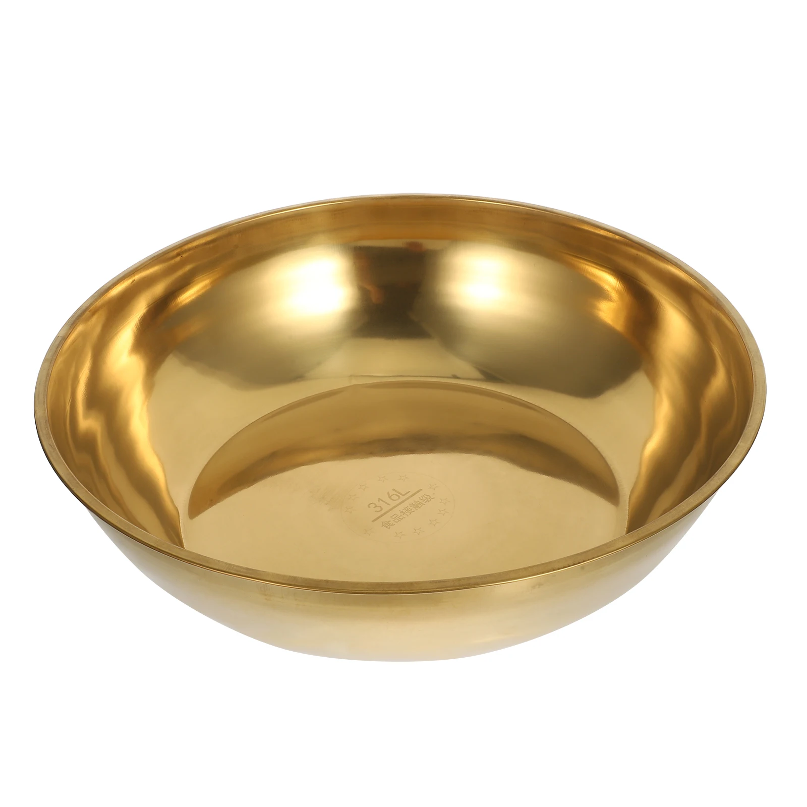 Stainless Steel Vegetable Basin Kitchen Sink Bowl Heavy Duty Thickened Washing Bowl for Face Dough Salad Large Durable Old