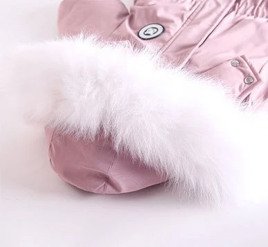 30 Winter-Babykleidung Verdickter Warmer Strampler Plus Fleece-Jumpsuit Schneeanzüge Mädchen Jungen Kapuzenjacken Skianzüge Kindermantel Oberbekleidung – Detail 13