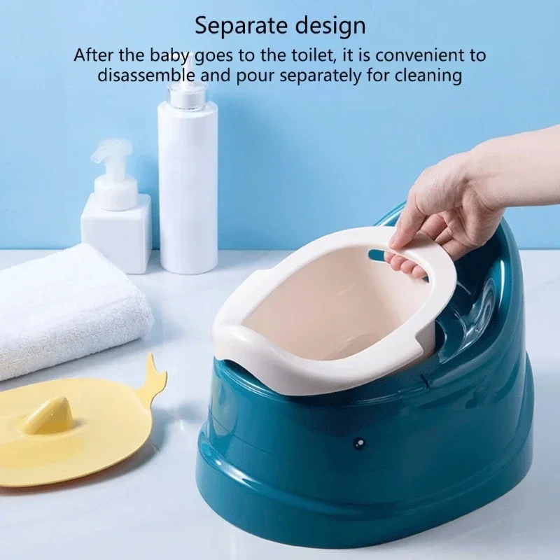 Toddler Potty Baby Toilet Trainer Portable Training Toilet For Travel Stable And Safe Oval Bottom Design Non Slip Potty For