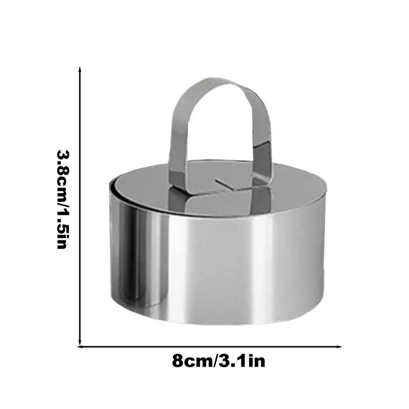 Zestaw okrągłych foremek do pieczenia ciast ze stali nierdzewnej Zestaw do pieczenia ciast Zestaw naczyń do pieczenia na wesele, przyjęcia rodzinne